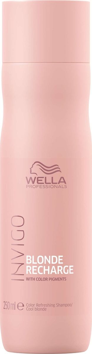 фото Wella Invigo Blond Recharge Шампунь-нейтрализатор желтизны для холодных светлых оттенков, 250 мл Wella professionals