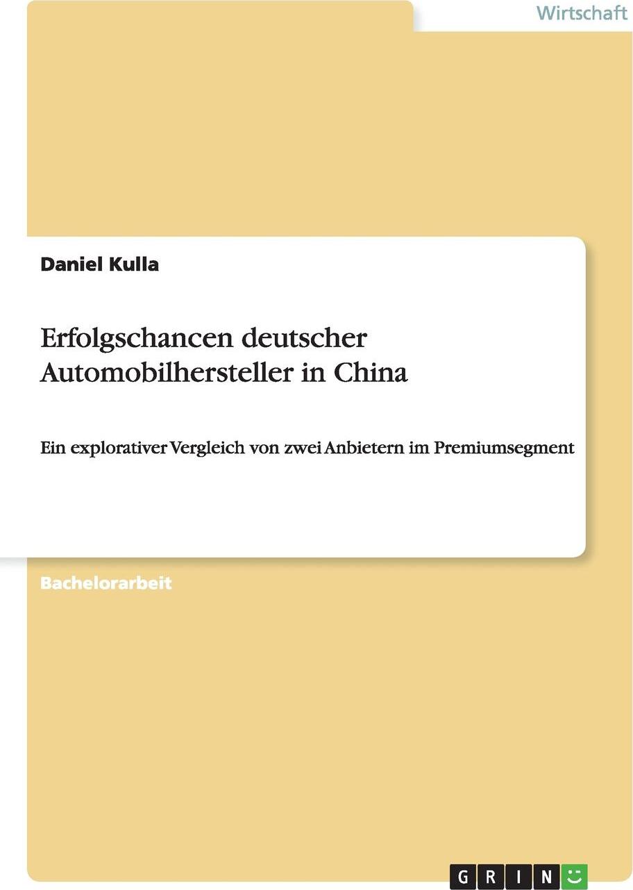 фото Erfolgschancen deutscher Automobilhersteller in China