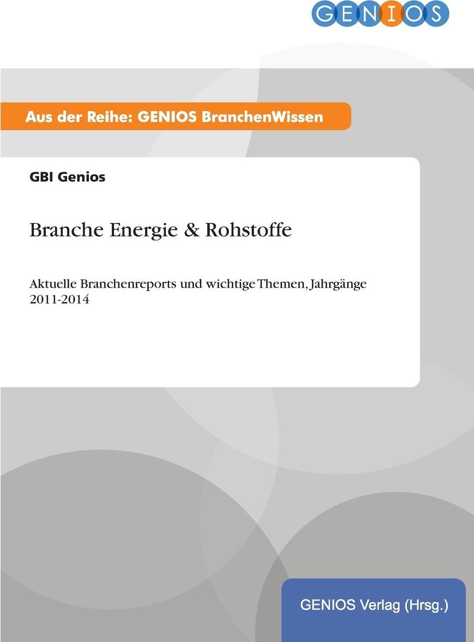 фото Branche Energie & Rohstoffe