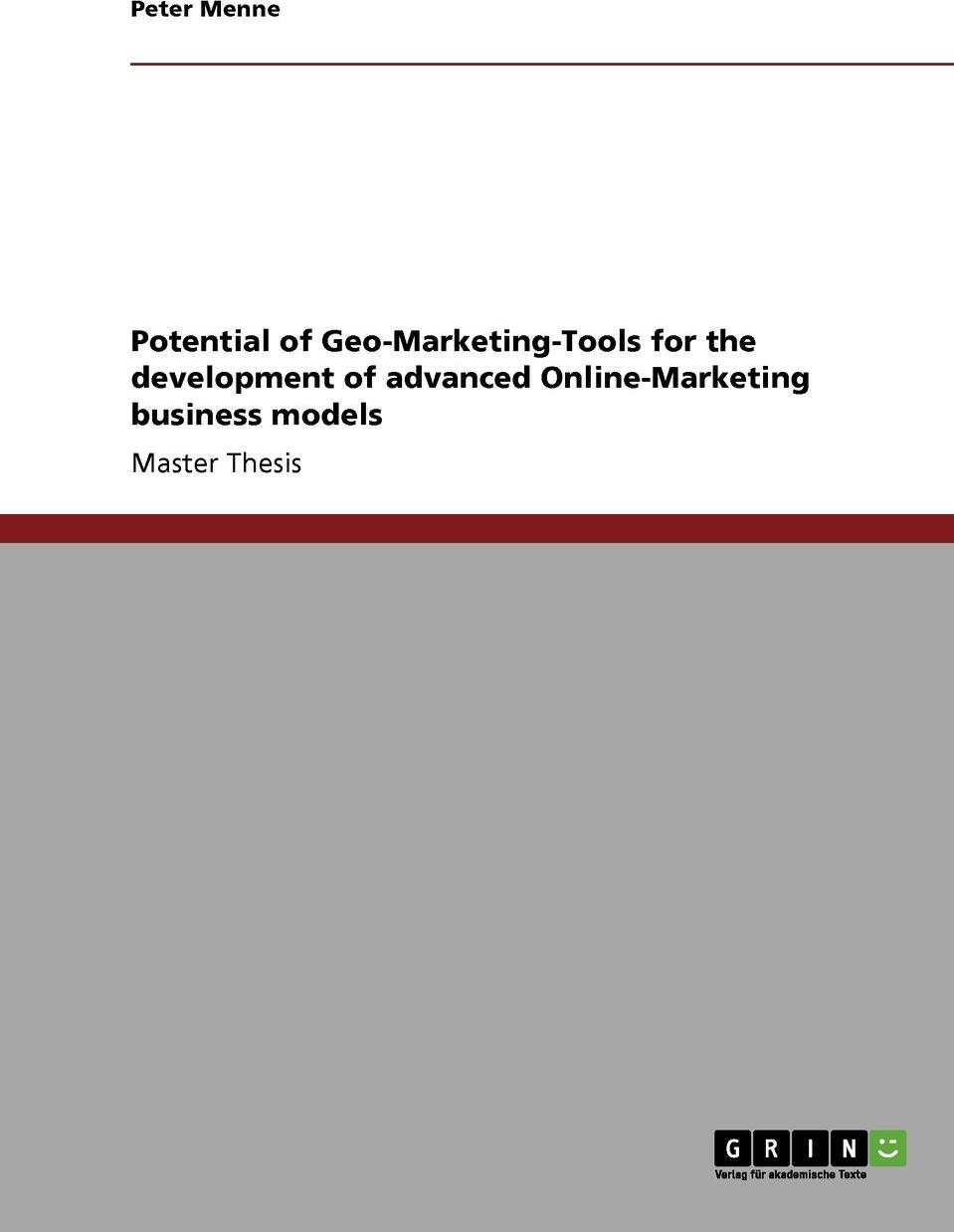 фото Potential of Geo-Marketing-Tools for the development of advanced Online-Marketing business models