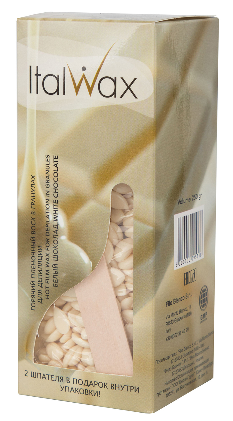 ItalWax Natura Воск горячий (пленочный) в гранулах для депиляции 250 гр ...