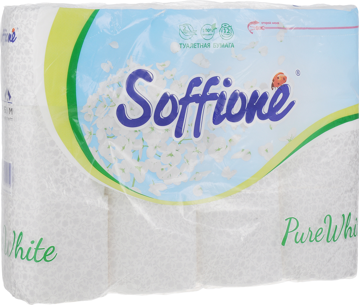 Туалетная бумага 12. Туалетная бумага soffione Pure White 12 шт. Туалетная бумага soffione Pure White, двухслойная, белая, 16 рулонов. Soffione Pure туалетная бумага Жасмин. Туалетная бумага soffione Pure White белая двухслойная.