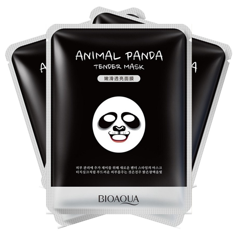 Тканевые маски bioaqua. Маска-салфетка для лица animal Panda BIOAQUA. BIOAQUA animal Panda Аква маска салфетка для лица. Маска для лица Панда тканевая. Маски с пандами тканевые маски.