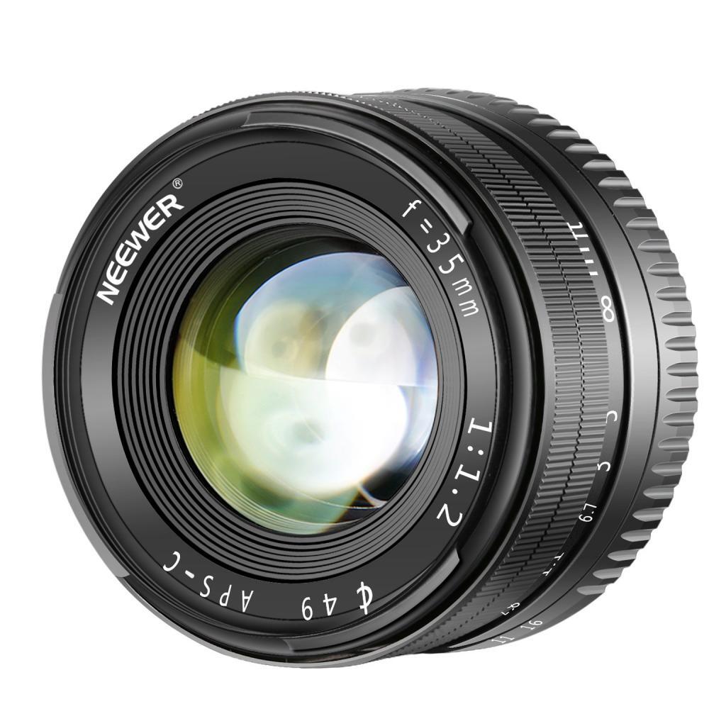 Neewer 35mm F1.2 Large Aperture Prime APS-C Aluminum Lens Compatible with Sony E Mount Mirrorless C