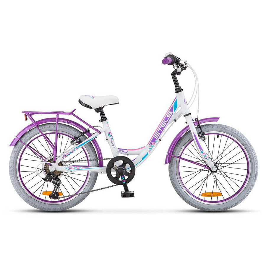 Велосипед детский STELS Pilot 230 Lady 20" 12" Белый Детский Городской ...