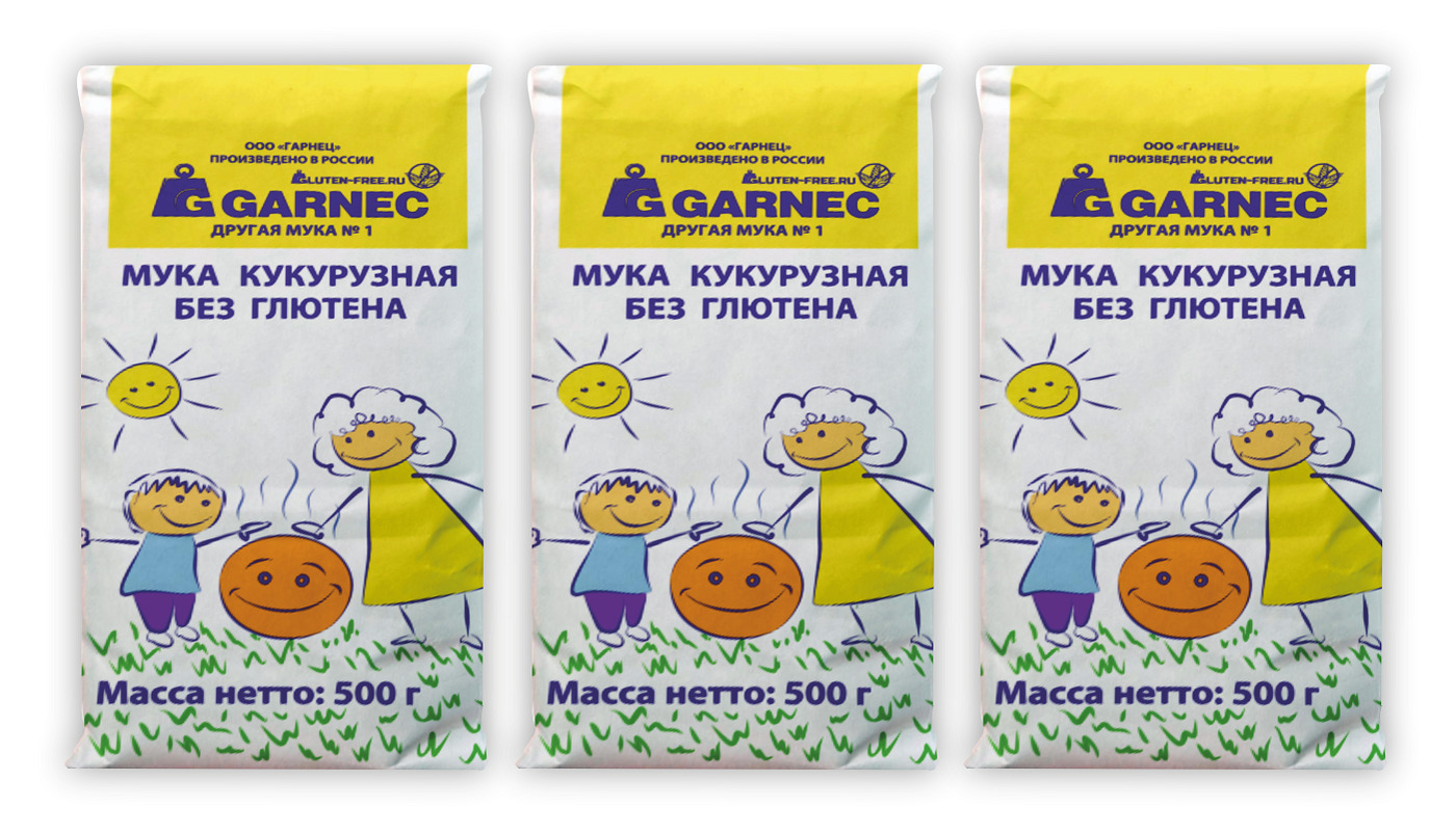 Мука кукурузная Garnec Без глютена 500г х 3 шт — купить в интернет ...