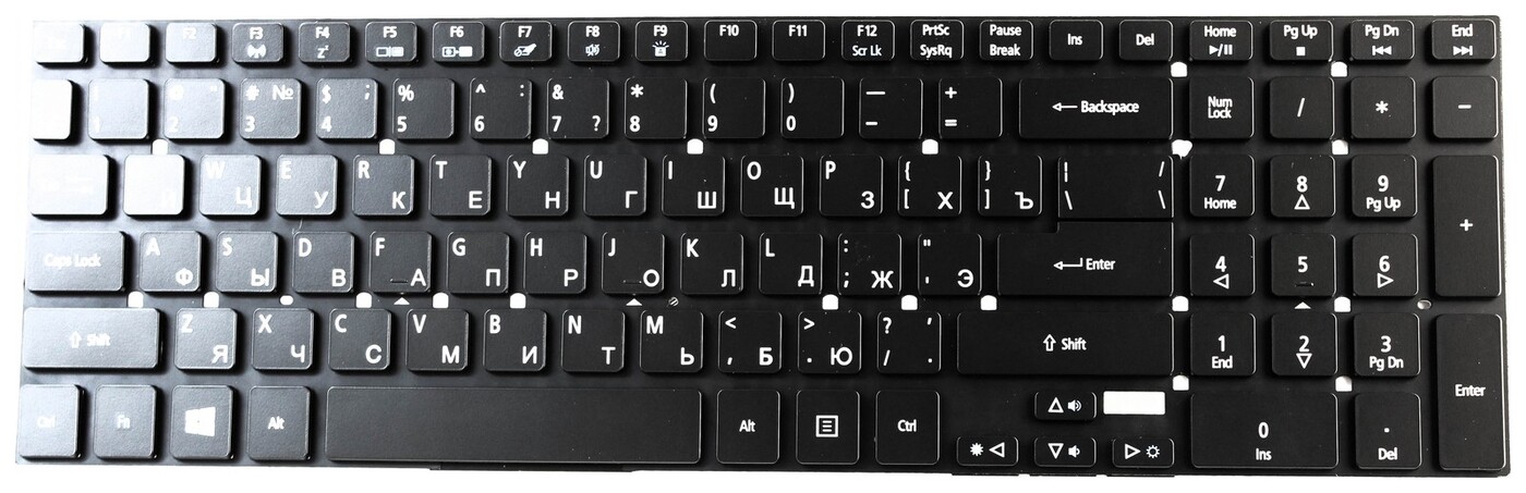 Клавиатура для ноутбука acer v3. CNY P/N MP-10k33su6981w.
