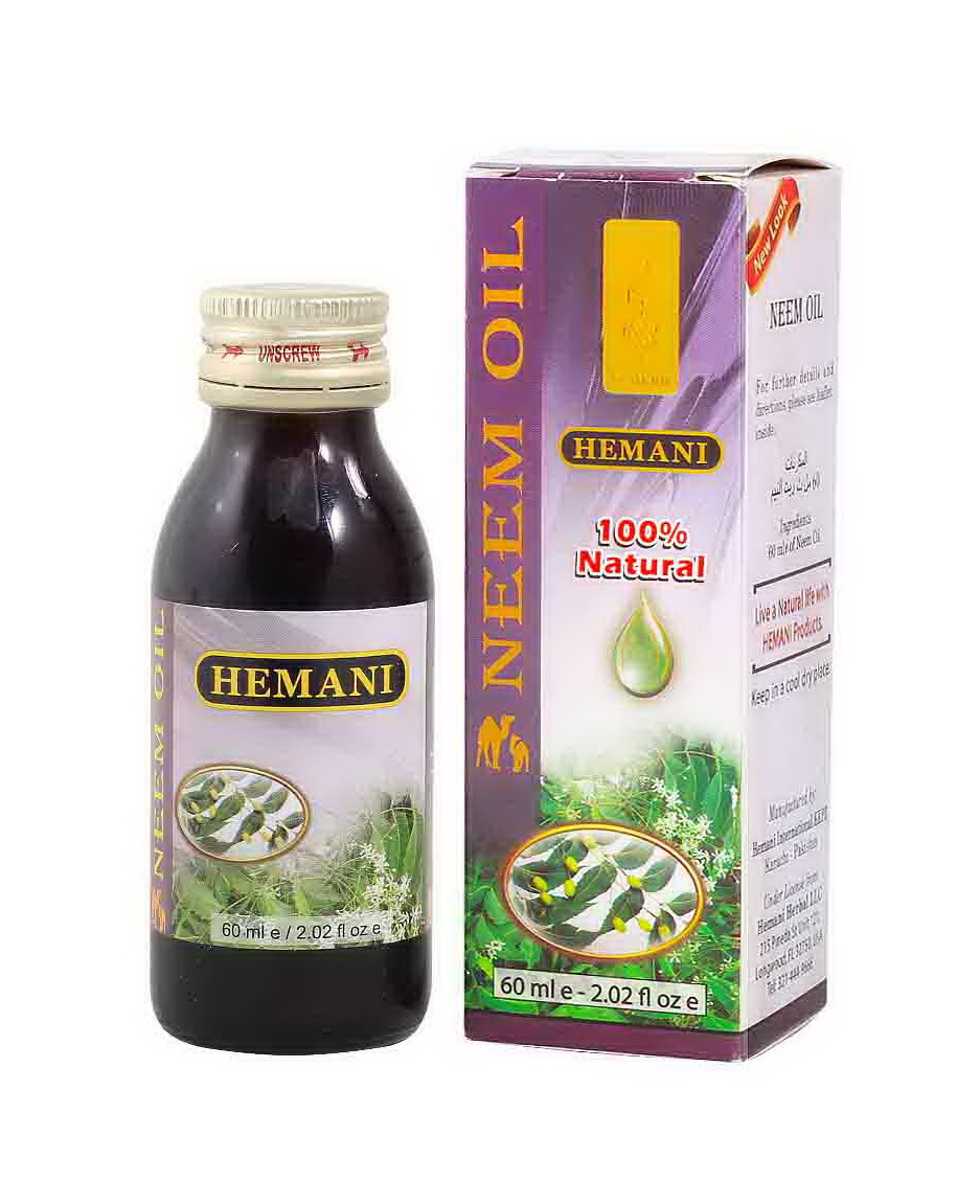Hemani Neem oil/ Натуральное масло ним, 60 мл. — купить в интернет