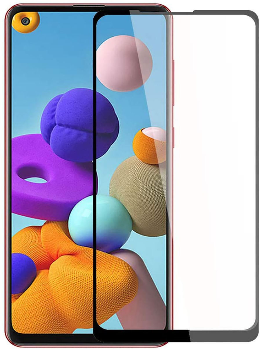 Защитное стекло FINITY для Samsung Galaxy A21/ A21S. Полноклеевое для ...