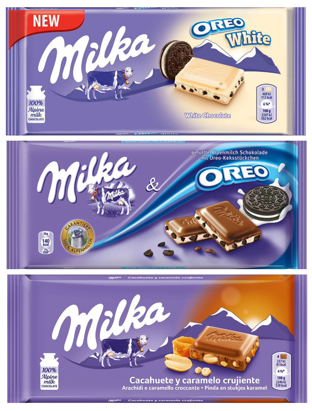 Шоколад Milka Oreo 300 гр