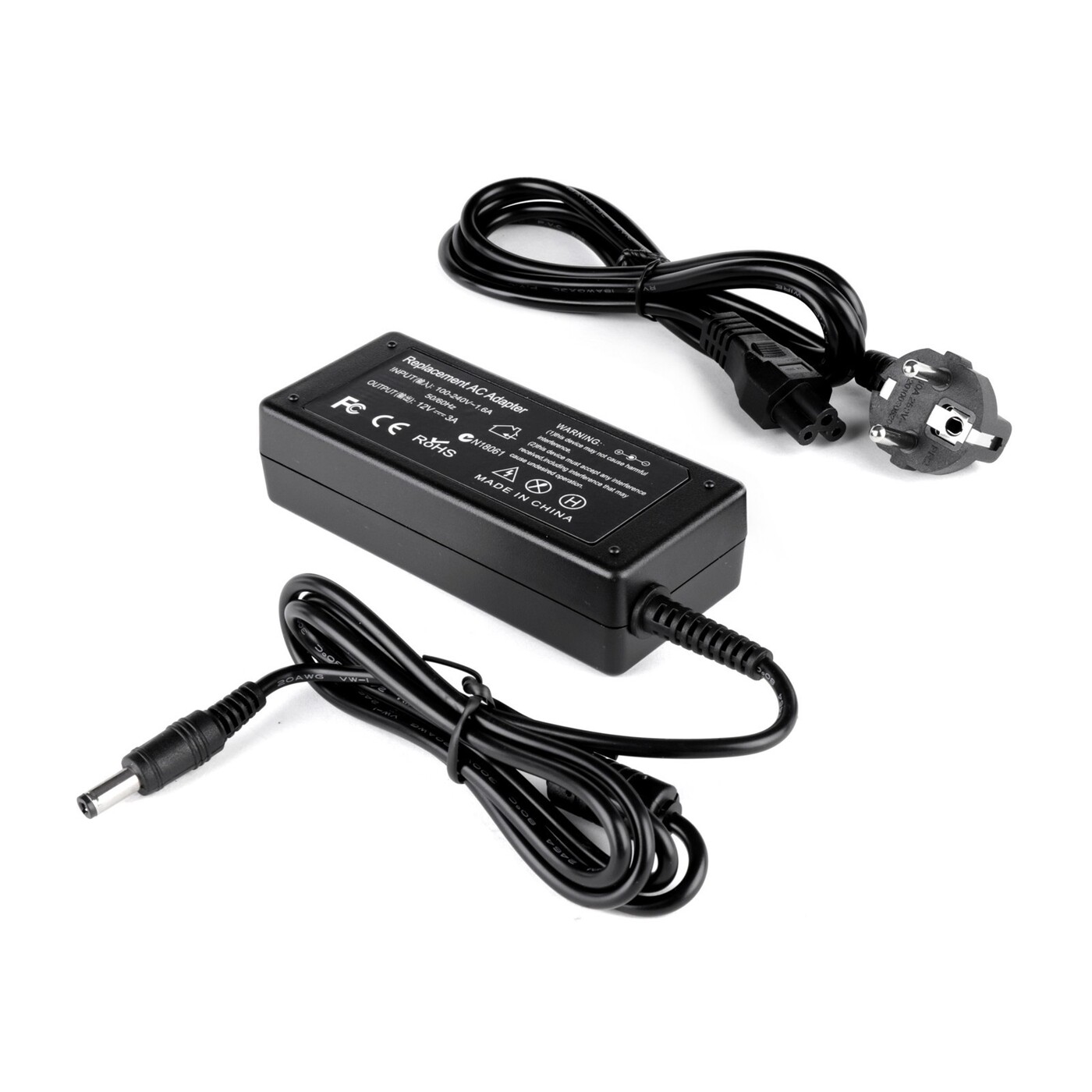 Блок питания для монитора 12V, 3A (36W), штекер: 5.5 x 2.5 мм, (с ...