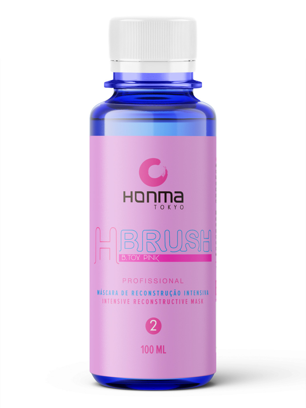 Honma Tokyo интенсивный реконструктор h-Brush b.Tox Pink для волос
