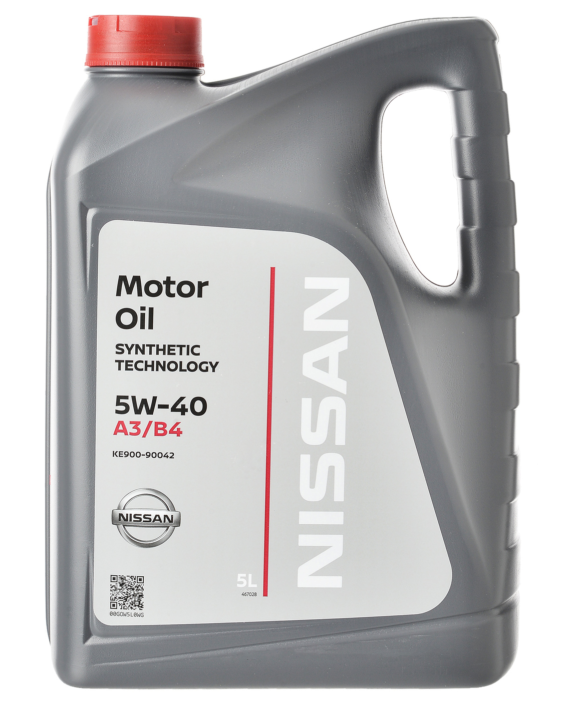 Nissan MOTOR OIL SAE 5W-40 Масло моторное, Синтетическое, 5 л