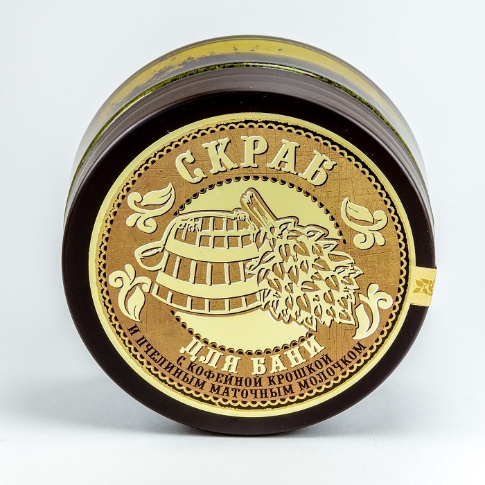 Характеристики Скраб для бани с кофейной крошкой и пчелиным маточным ...