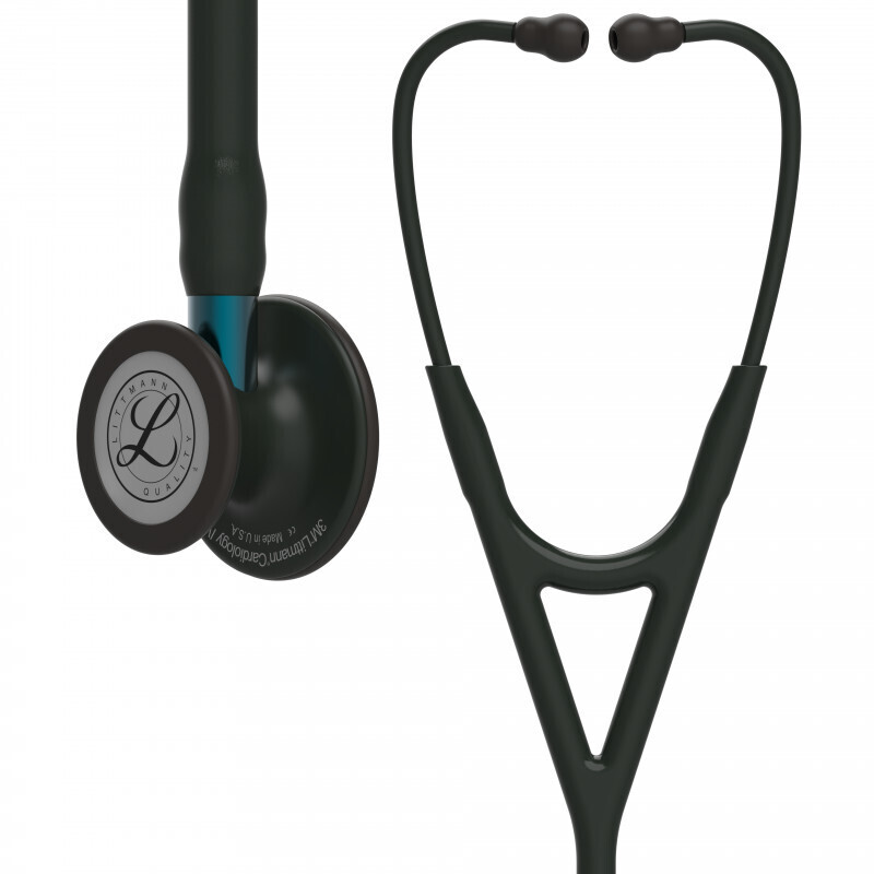 Стетоскоп Littmann Cardiology IV, черная трубка, черная головка, 69 см, 6201