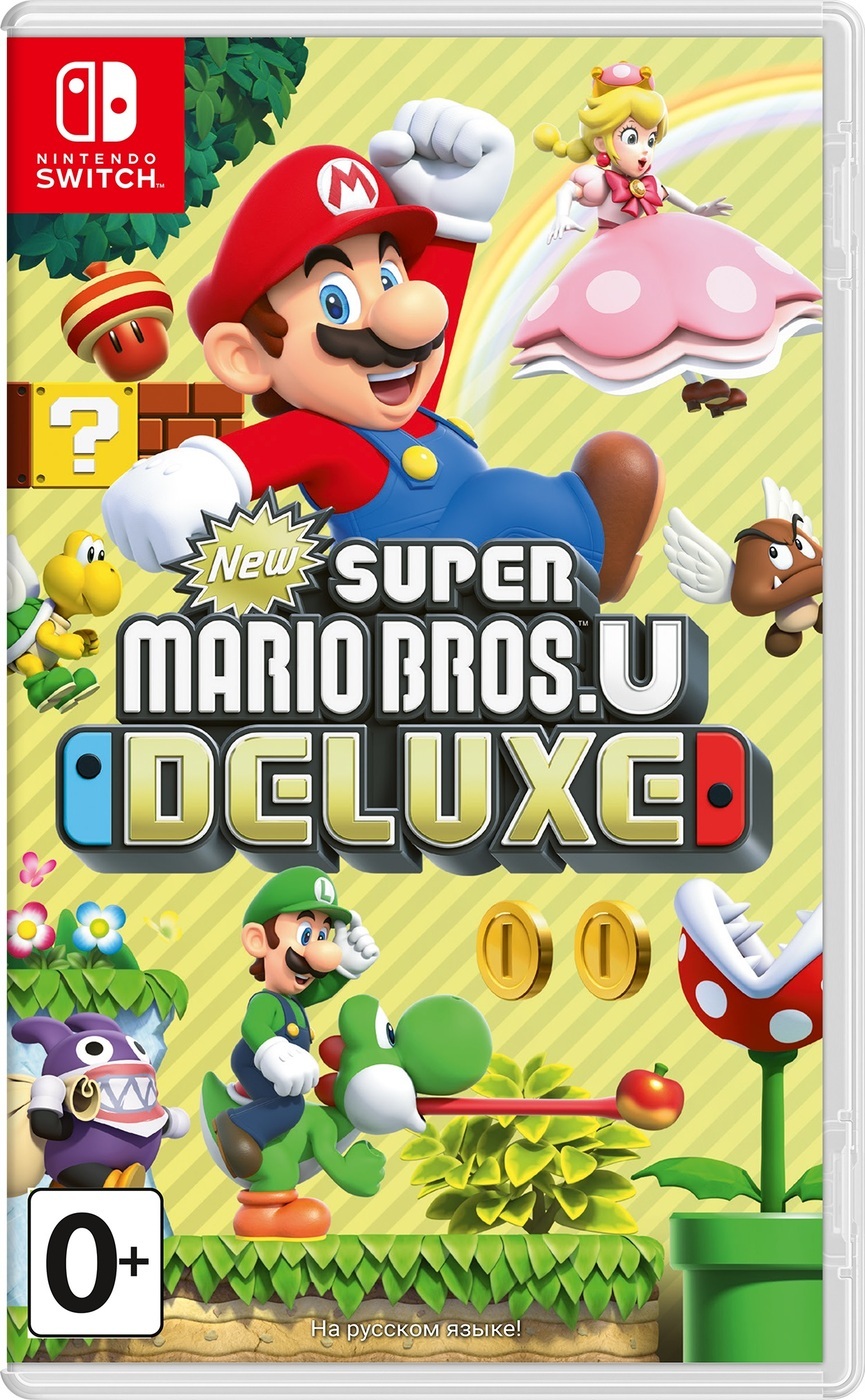 Игра New Super Mario Bros. U Deluxe (Nintendo Switch, Русская версия)  купить по низкой цене с доставкой в интернет-магазине OZON (243590989)