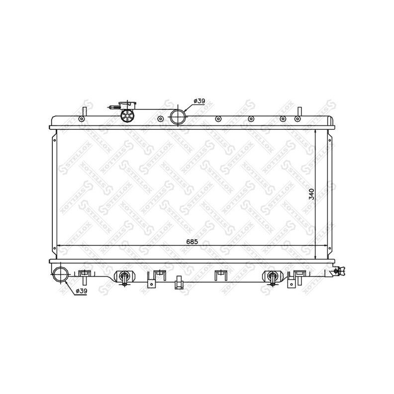 StelloxРадиаторохлаждения,арт.1025144SX