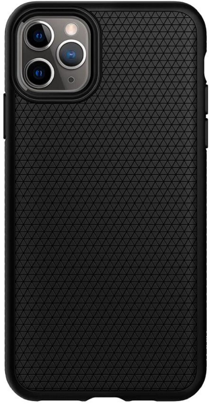 Защитный чехол spigen liquid air iphone 11 pro matte black купить с