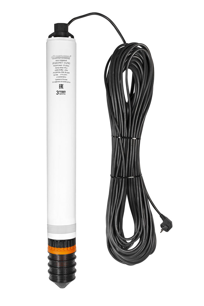Насос скважинный Джилекс ВОДОМЁТ ПРОФ 55/90 ок 1200 Вт - купить по ...