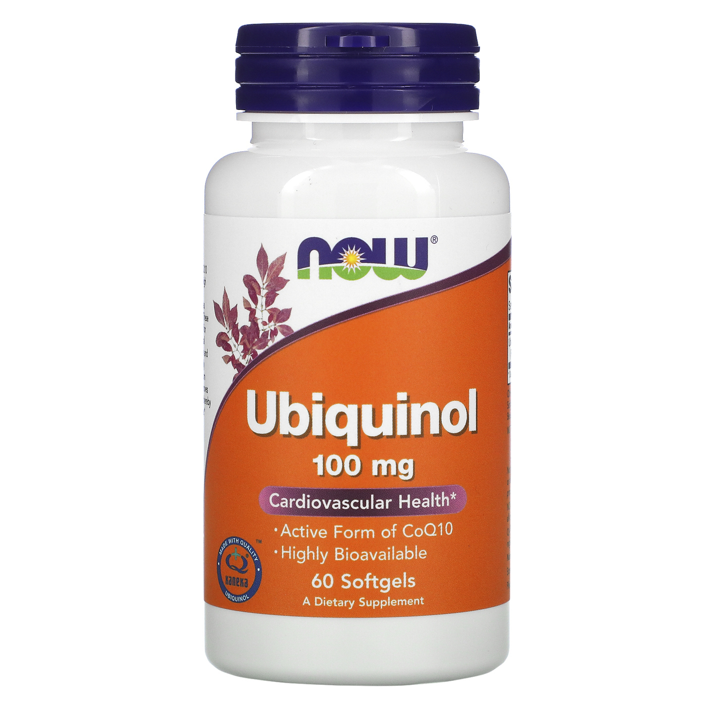 Now Ubiquinol Убихинол 100 мг (60 капсул)