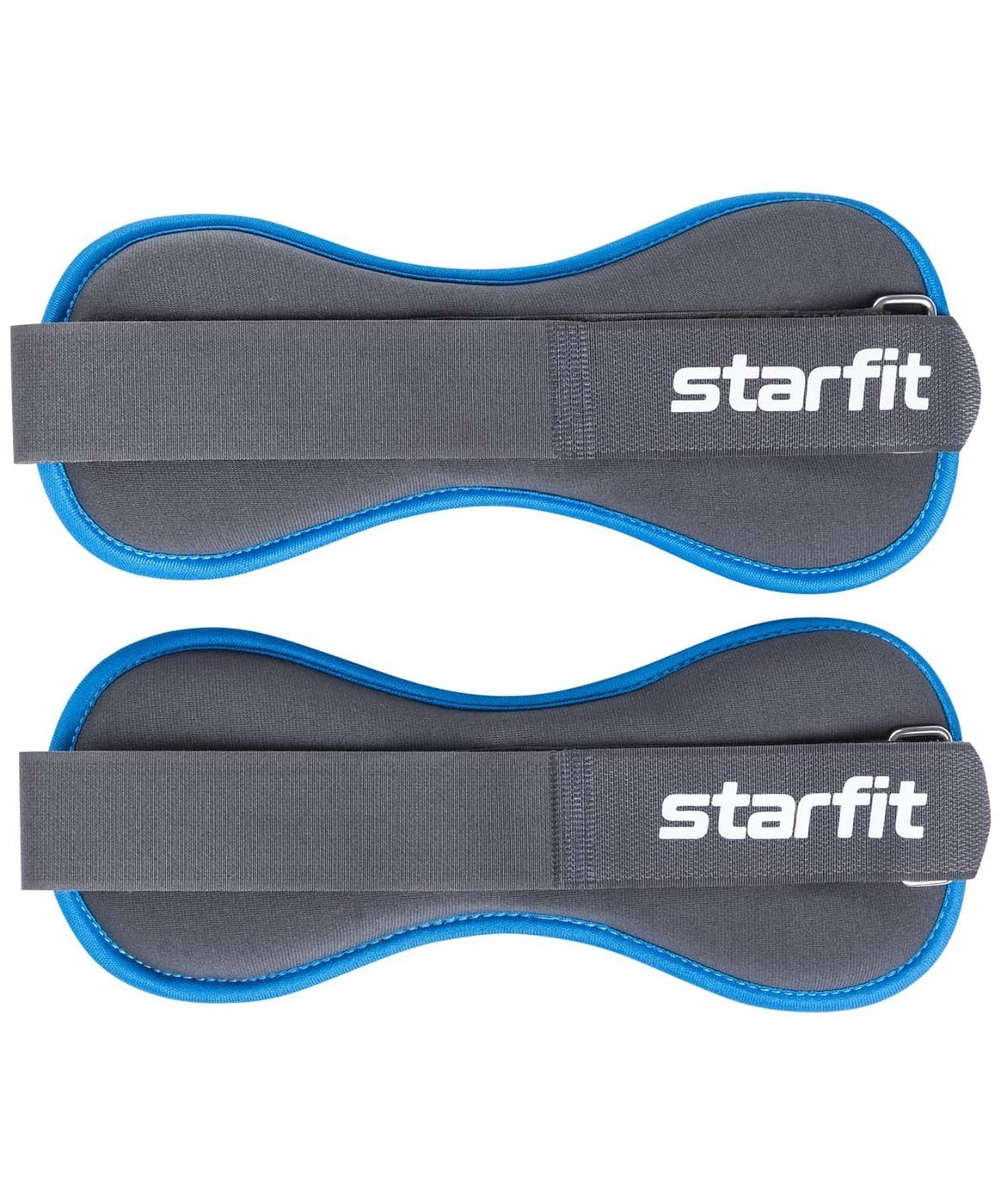 Утяжелители универсальные STARFIT WT-501, 2 кг, серый/синий - купить по ...