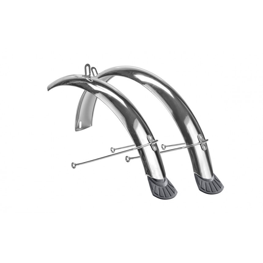 Крылья для велосипеда 24", комплект переднее/заднее, с "усами" и ...