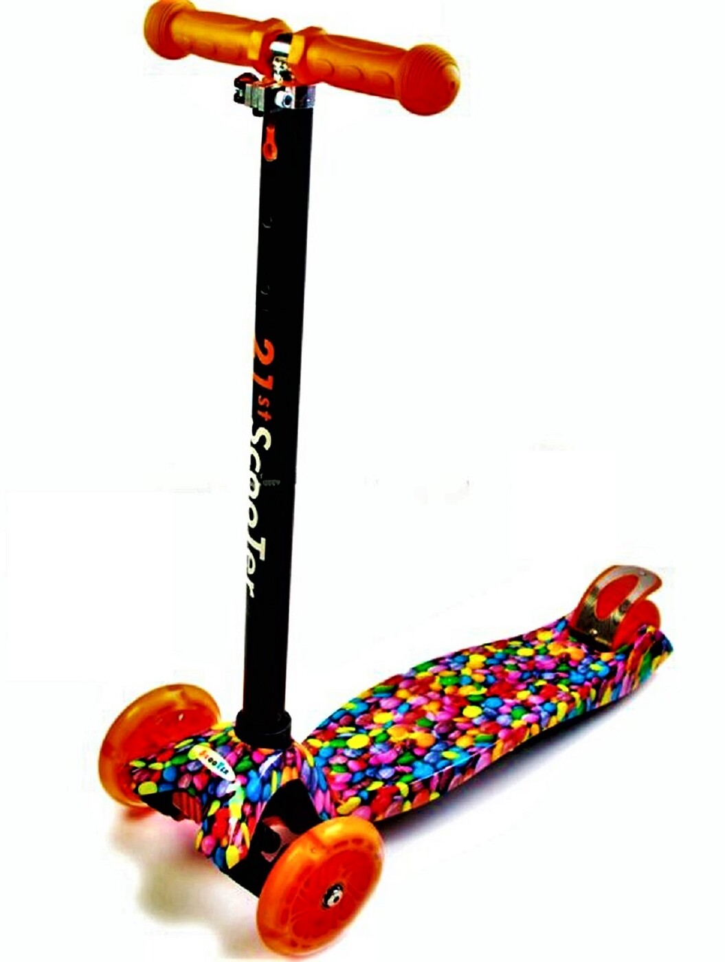 Самокат Детский Детский трёхколёсный Scooter Maxi Молния Lightning ...