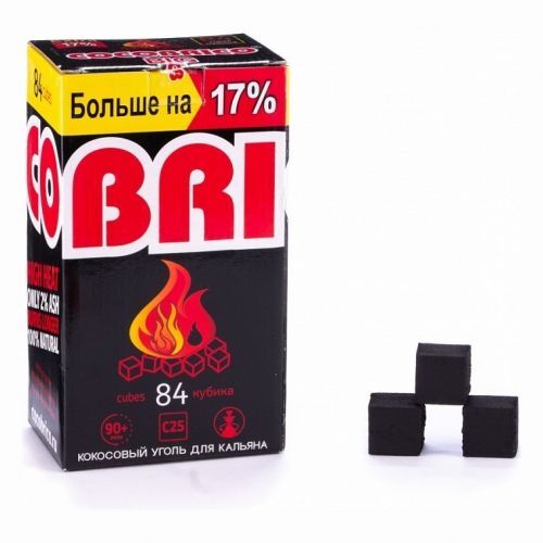 Уголь для кальяна натуральный Cocobrico (25х25х25), 84 куб — купить в ...
