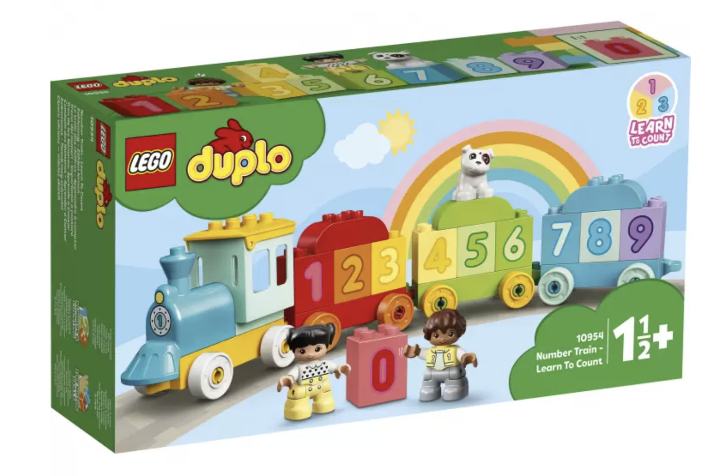 Конструктор Lego DUPLO Поезд с цифрами - учимся считать, 10954 - купить с  доставкой по выгодным ценам в интернет-магазине OZON (271715760)