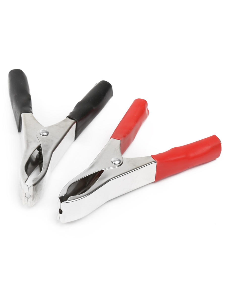 Зажим "крокодил" для проводов, 50 А, комплект 2 шт./Зажимы АКБ для авто ...