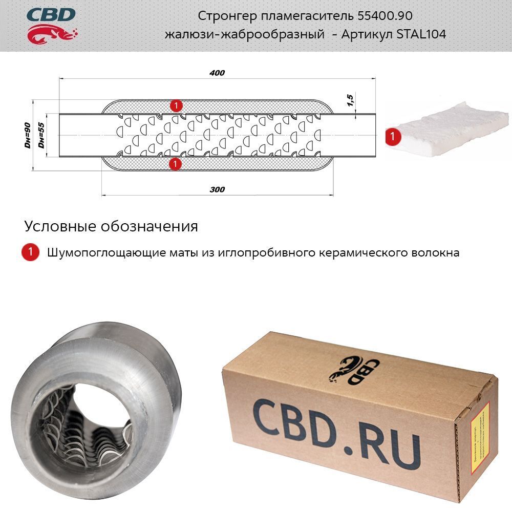 CBDПламегаситель,арт.STAL104