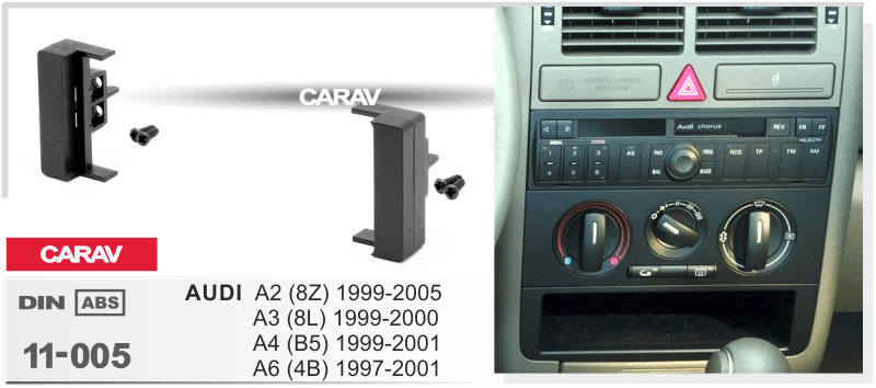 Переходнаярамка1DinAudiA2,A3,A4,B5,A6,4B.Carav11-005.