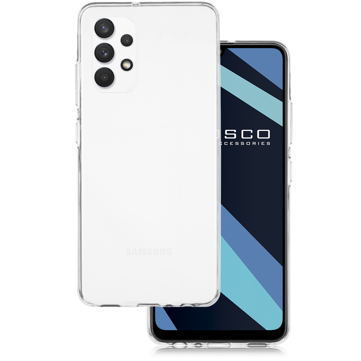 Качественный силиконовый чехол ROSCO для Samsung Galaxy A32 (Самсунг ...