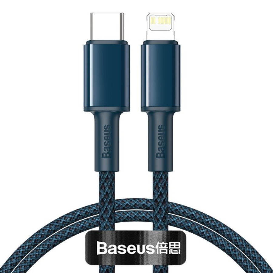 Кабель USB Type-C, Apple Lightning Baseus High Density Braided Fast  Charging Data Cable Type-C to Lightning PD 20W 1m Blue_USB Type-C_Apple  Lightning - купить по низкой цене в интернет-магазине OZON (313513502)