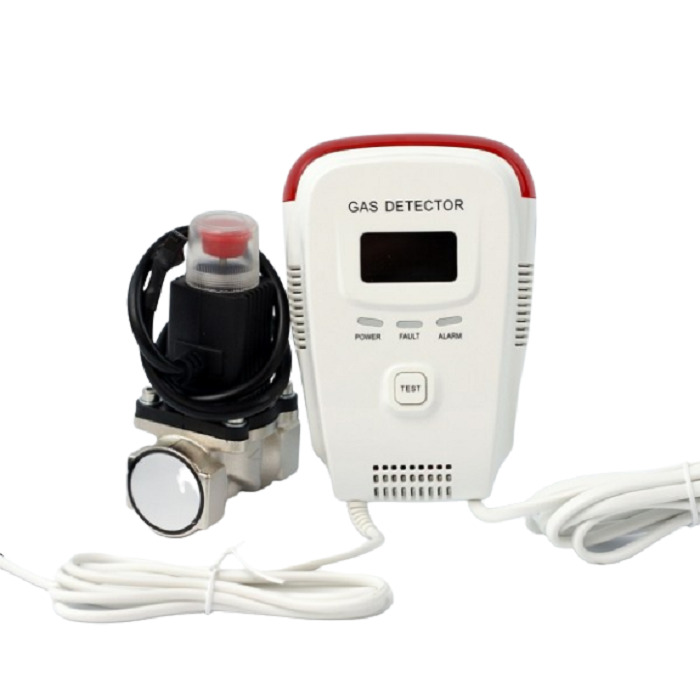 датчик загазованности для природного газа. система контроля утечки газа. сакз-мк-1-1а (сн4)+ клапан d 20 алюминий. детектор утечки газа с клапаном. датчик дыма kerui sd03.