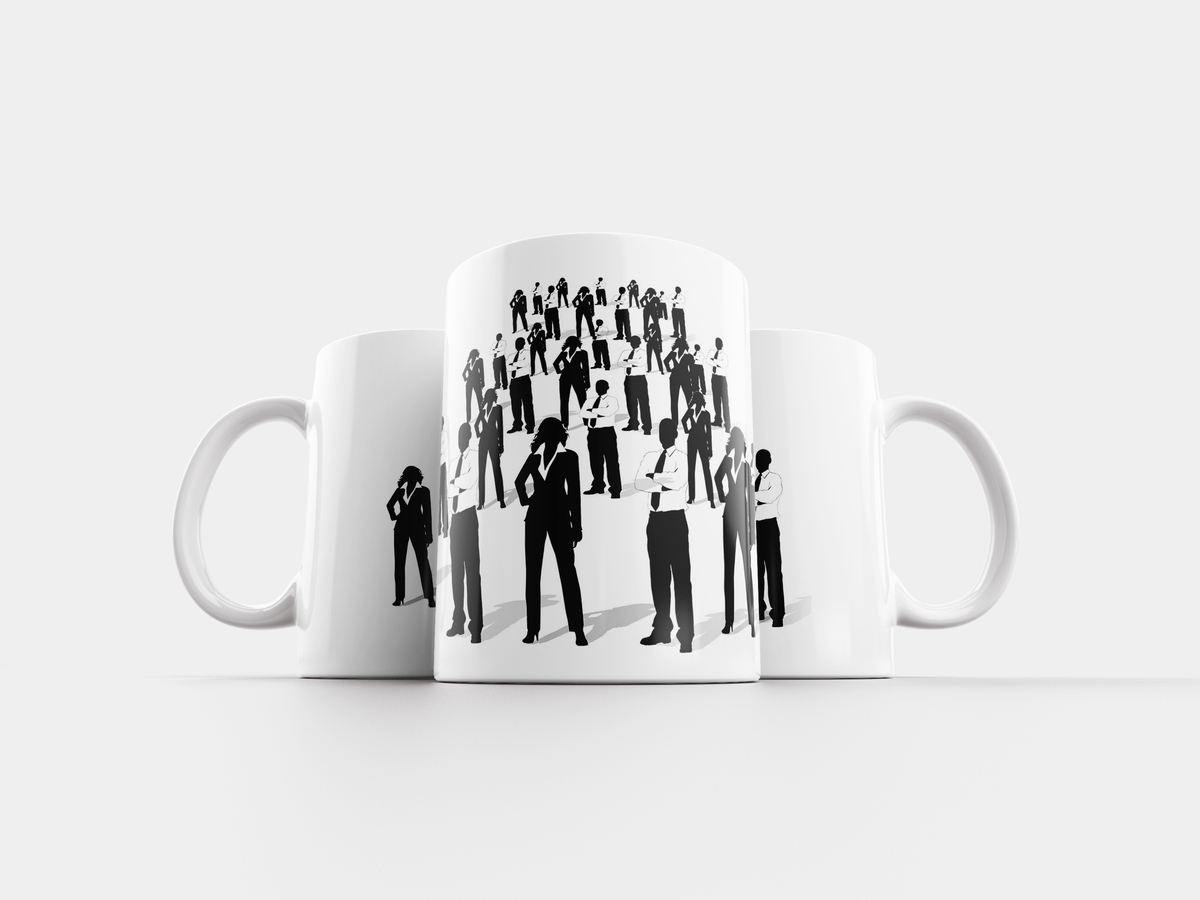 Кружка для врача. Стол кружки люди. Кружки с приложением. Человечки кружками. Два человека и одна кружка.