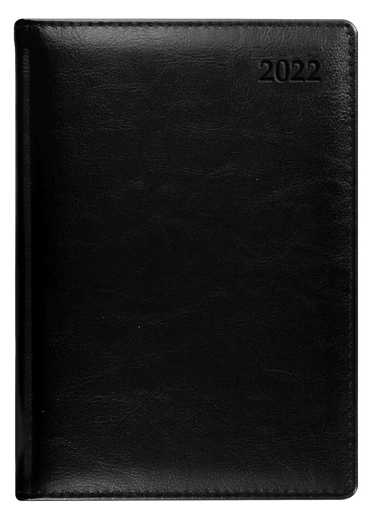 Ежедневник Letts GLOBAL DELUXE A5 натур. кожа белые страницы позолоч ...