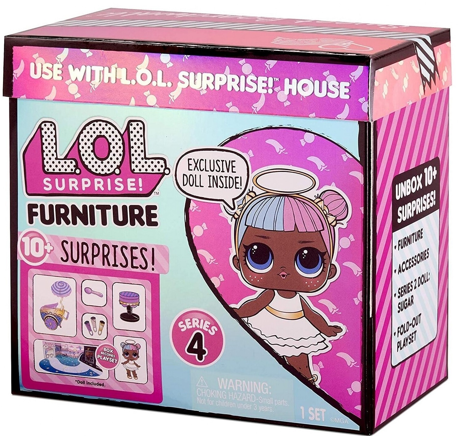 Игровой набор lol Surprise Furniture Series 4 Sweet Boardwalk with Sugar doll572626