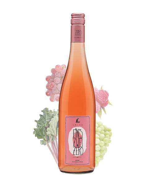 Вино немецкое розовое безалкогольное Eins-Zwei-Zero Rose 0.75 L, Германия