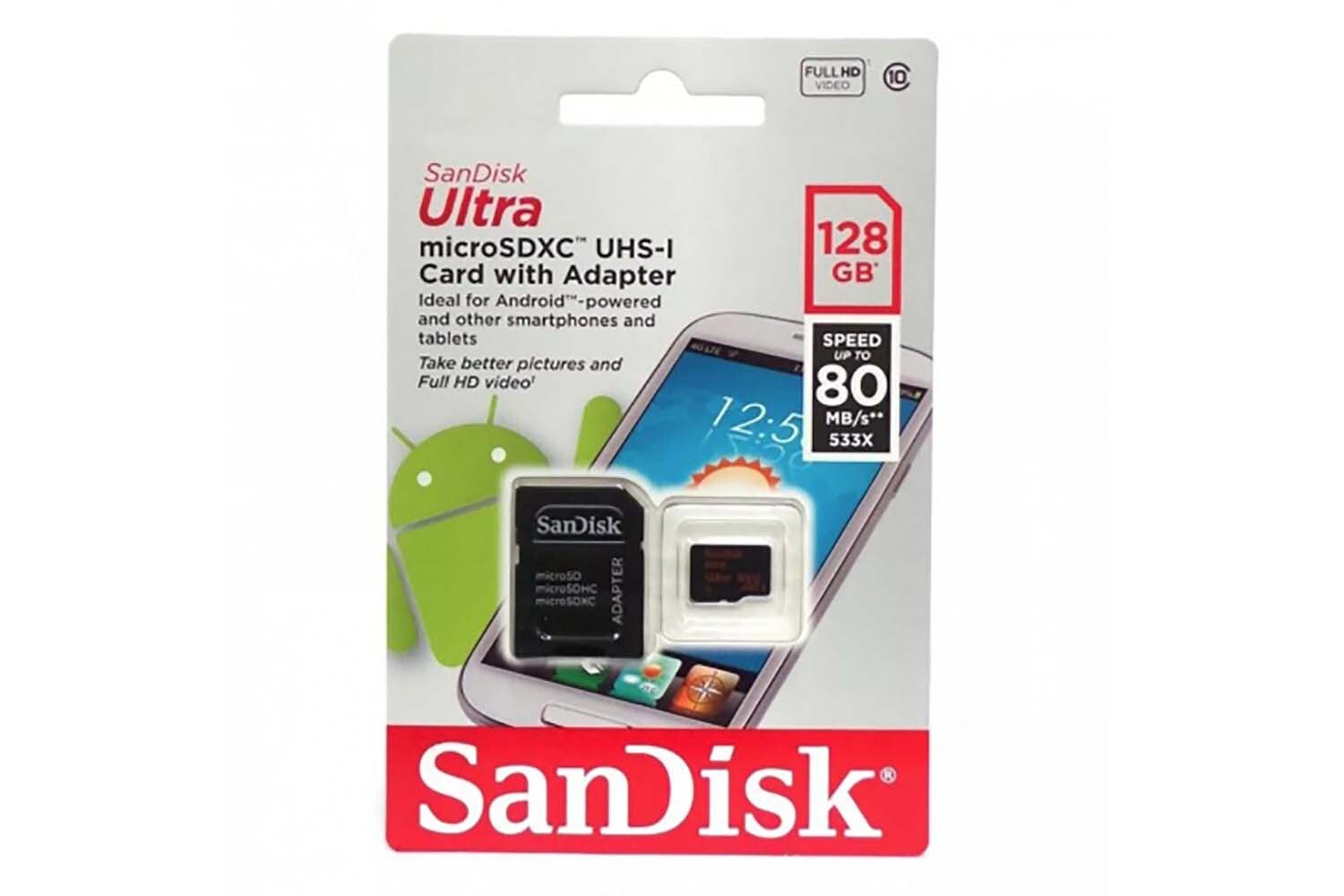 Sandisk карта памяти microsdxc