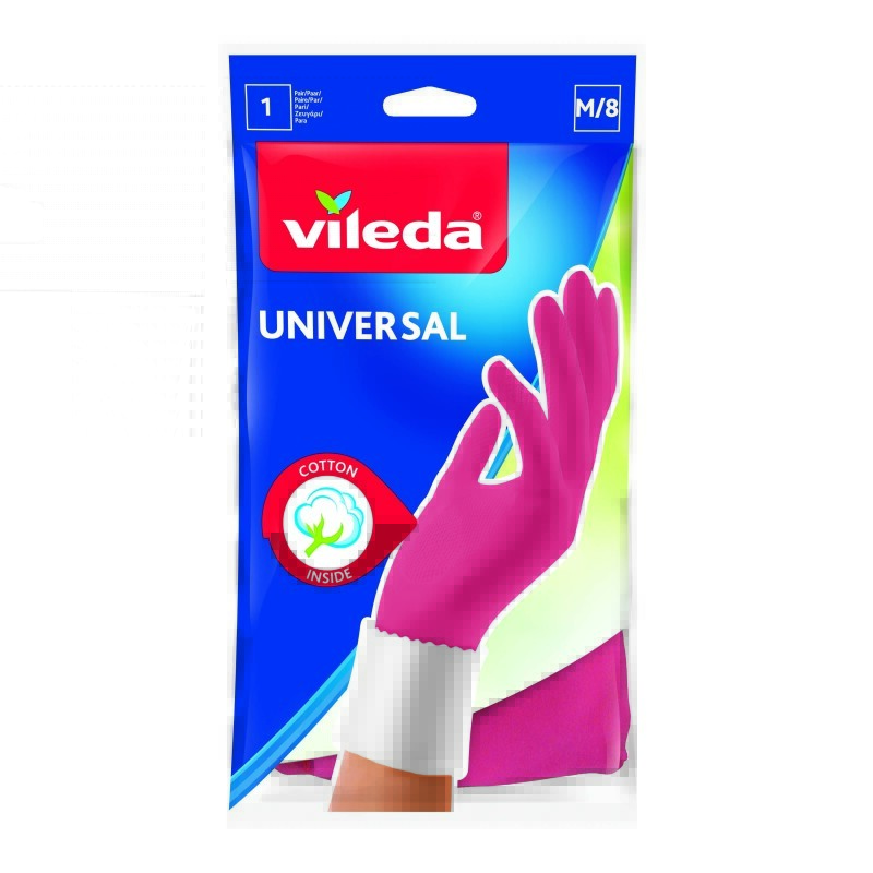 Перчатки хозяйственные Vileda, размер M - купить в интернет-магазине ...