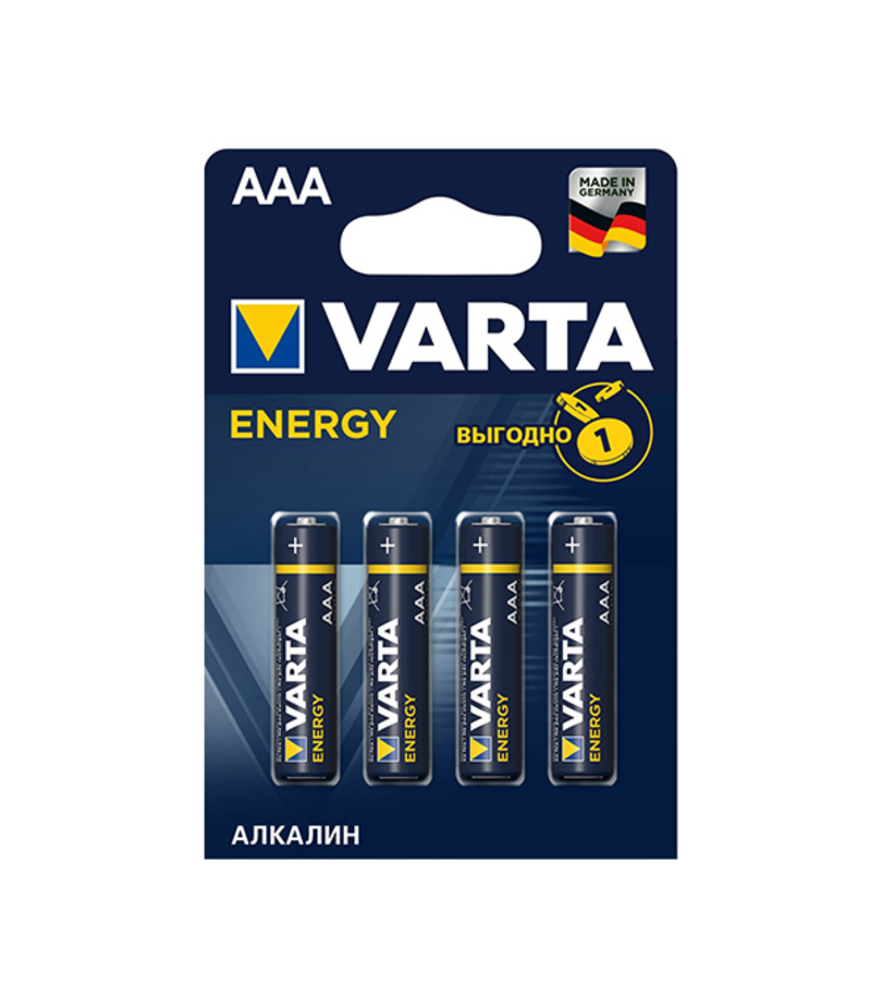 Батарейки Varta AAA. Элемент питания Varta 370, 1шт. Батарейка Varta Longlife lr03 AAA bl4 Alkaline 1.5v (4103) (4/40/200). Элемент питания Varta 381, 1шт.