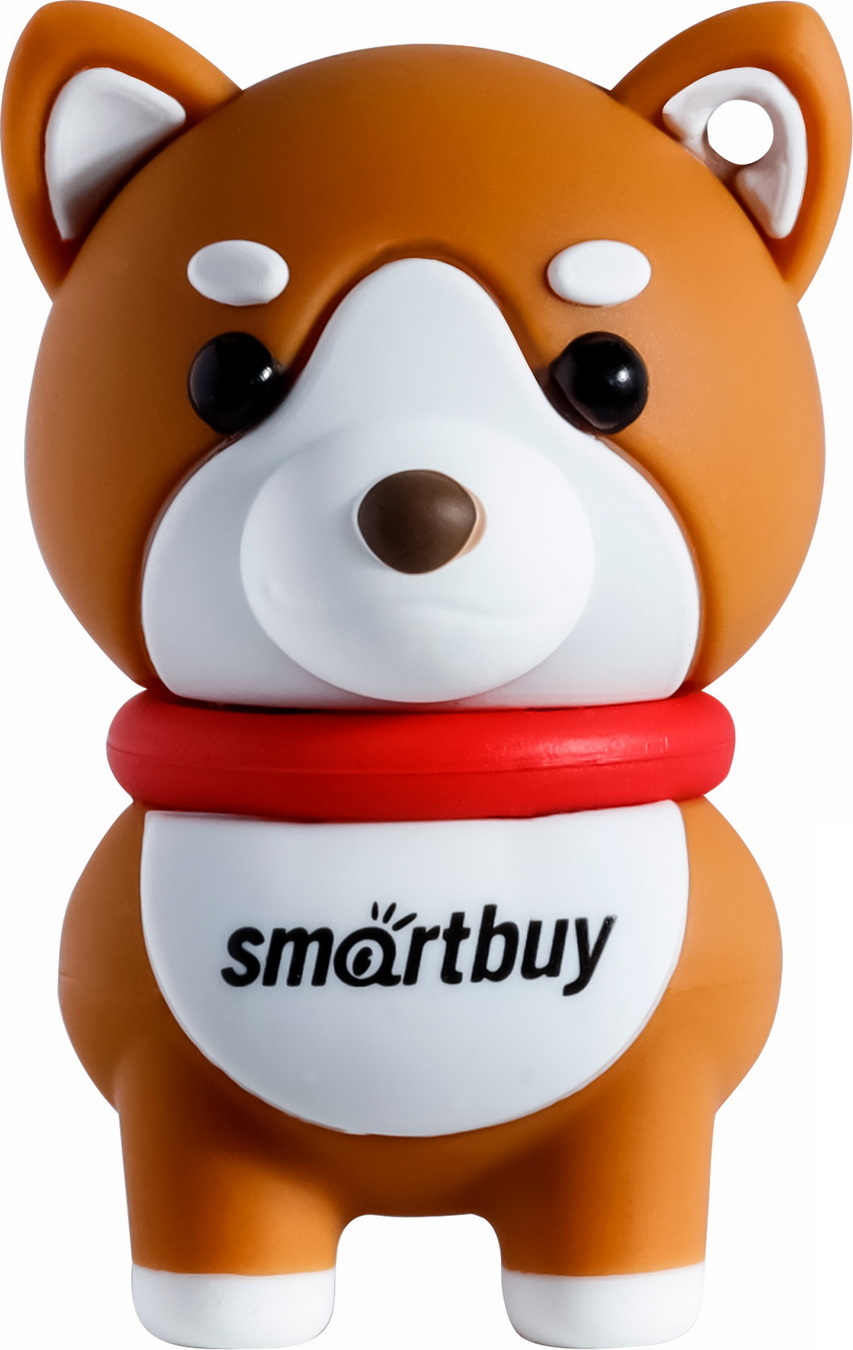 Флешка usb 32 гб Smartbuy Wild series Собачка Акита