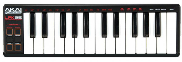 MIDI-клавиатураAKAIPROLPK25,черный