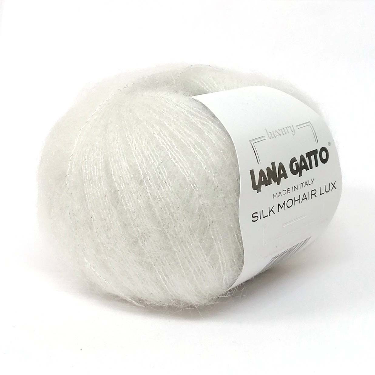 Пряжа Lana Gatto Silk Mohair Lurex (78% супер кид мохер, 14% шёлк, 4% нейлон, 4% полиэстр) цв. 6027. 2 мотка