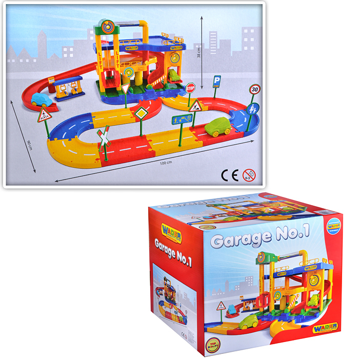 Гараж игрушечный №1 с дорогой - купить с доставкой по выгодным ценам в ...