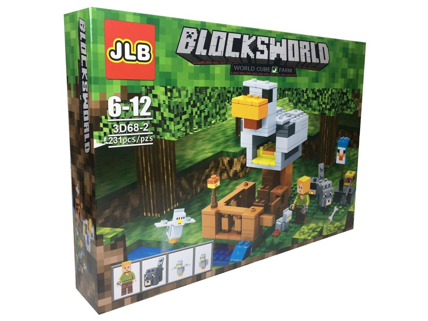 Lego minecraft chicken farm online