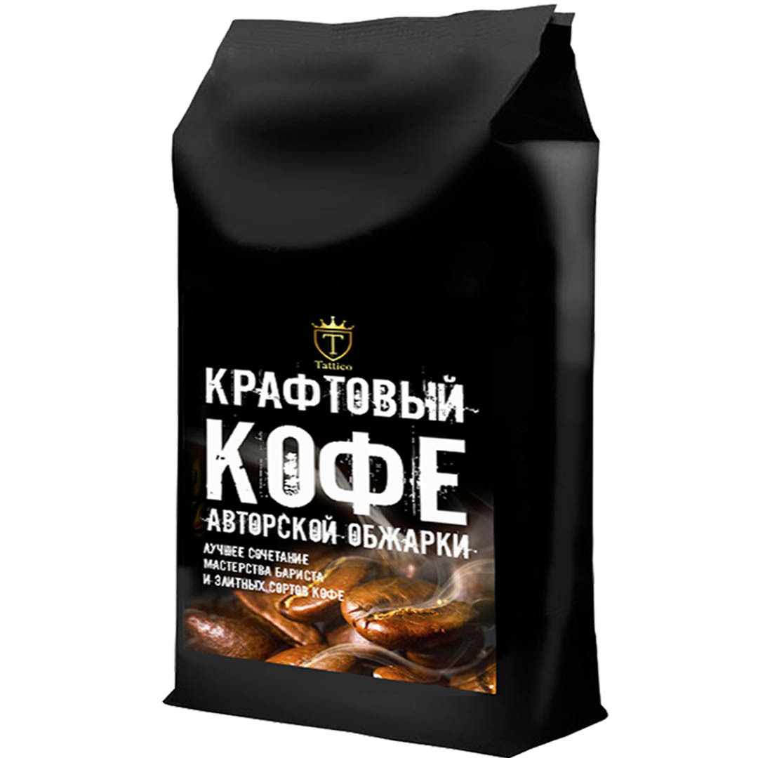 Кофе в зернах, 1кг, Tattico Милд, 80% Арабика из Бразилии 20% Робуста ...