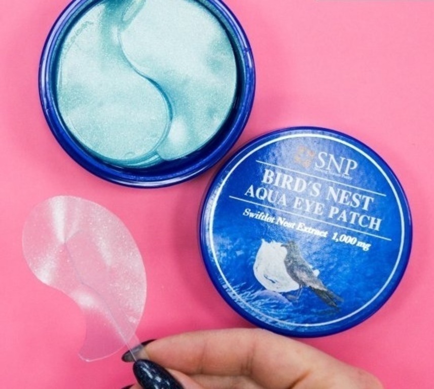 SNP Патчи для глаз гидрогелевые с экстрактом гнезда ласточки Birds nest