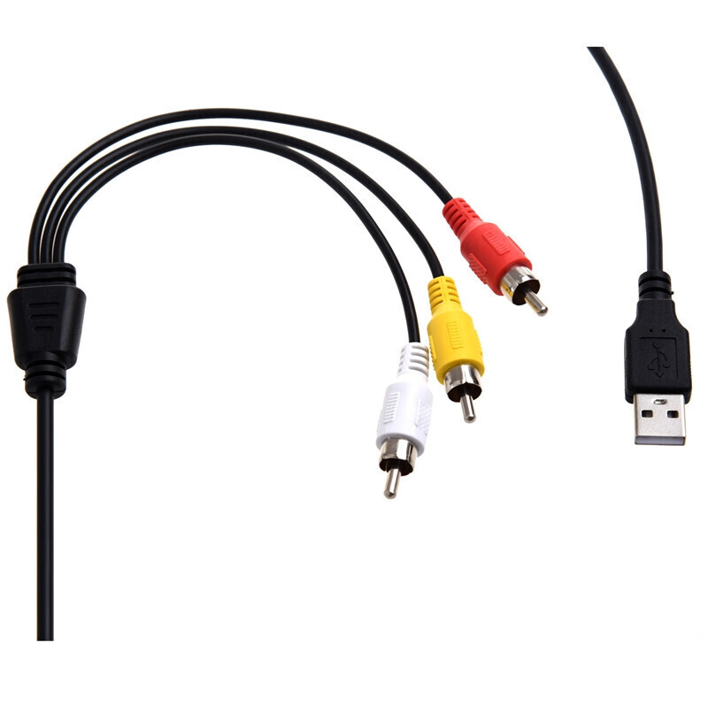 Кабель USB-3RCA ( AV ), 1,5 метра